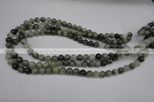 CSW03 15.5 inches 8mm round seaweed quartz beads wholesale