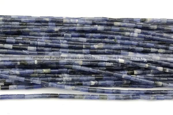 CTB1006 15 inches 2*4mm tube sodalite beads