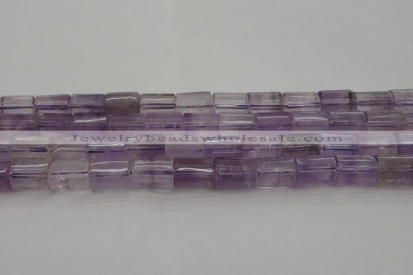 CTB105 15.5 inches 11*15mm faceted tube amethyst gemstone beads