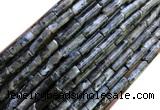 CTB1065 15 inches 4*13mm tube black labradorite beads wholesale