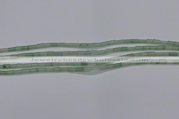 CTB302 15.5 inches 4*6mm tube green aventurine beads wholesale