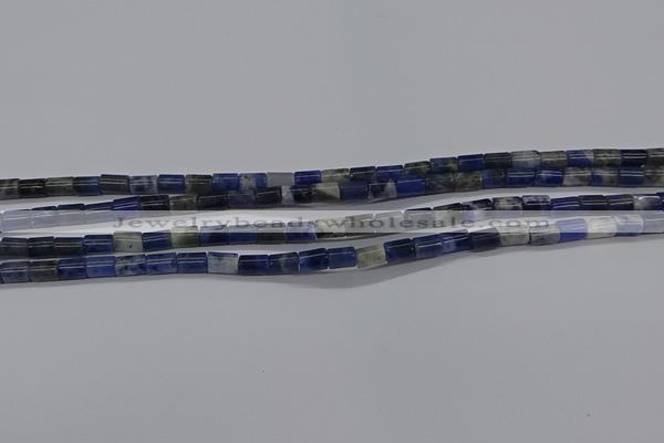 CTB306 15.5 inches 4*6mm tube sodalite beads wholesale