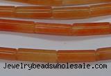 CTB322 15.5 inches 4*13mm tube red aventurine beads wholesale