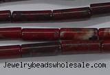 CTB333 15.5 inches 4*13mm tube brecciated jasper beads wholesale