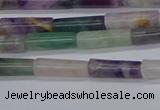 CTB348 15.5 inches 4*13mm tube fluorite beads wholesale