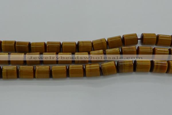 CTB540 15.5 inches 10*13mm triangle golden tiger eye beads wholesale