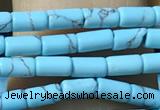 CTB805 15.5 inches 2*4mm tube turquoise beads wholesale