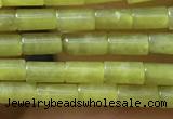 CTB814 15.5 inches 2*4mm tube korean jade beads wholesale