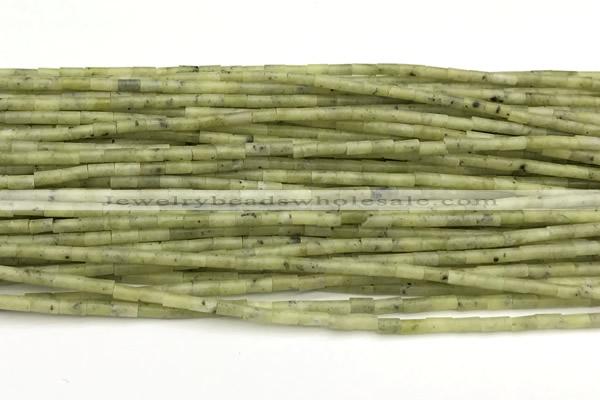 CTB964 15 inches 2*4mm tube jade beads