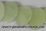 CTD05 Top drilled 22*30mm flat teardrop New jade beads