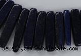 CTD1584 Top drilled 7*12mm - 8*45mm sticks lapis lazuli beads