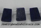 CTD1589 Top drilled 13*18mm trapezoid lapis lazuli gemstone beads