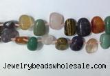 CTD2153 Top drilled 15*25mm - 18*25mm freeform mixed gemstone beads