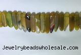 CTD2164 Top drilled 8*20mm - 10*40mm sticks agate gemstone beads