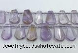 CTD2266 Top drilled 16*28mm - 20*30mm faceted freeform ametrine beads