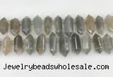 CTD2393 Top drilled 13*30mm - 14*42mm sticks moonstone beads