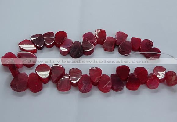 CTD2603 Top drilled 13*18mm - 23*33mm freeform agate beads