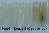 CTD2678 Top drilled 8*25mm - 10*50mm bullet agate beads wholesale