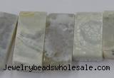 CTD2688 Top drilled 16*22mm - 16*55mm rectangle agate beads