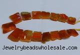 CTD2756 Top drilled 25*30mm - 35*45mm freeform agate beads