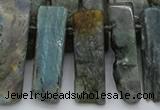 CTD331 Top drilled 10*20mm - 12*35mm sticks labradorite beads