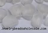 CTD3600 Top drilled 10*14mm - 13*18mm nuggets white crystal beads