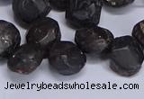 CTD3605 Top drilled 10*14mm - 13*18mm nuggets garnet beads