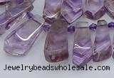 CTD3620 Top drilled 8*15mm - 16*30mm sticks natural ametrine beads