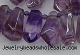 CTD3621 Top drilled 9*18mm - 16*30mm faceted nuggets ametrine beads