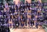 CTD3755 15.5 inches 4*6mm - 6*20mm sticks amethyst gemstone beads