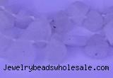 CTD3855 Top drilled 6*8mm - 10*12mm freeform moonstone beads