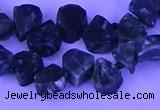 CTD3861 Top drilled 8*10mm - 10*12mm freeform seraphinite beads