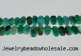 CTD4007 Top drilled 14*22mm - 22*42mm freeform agate gemstone beads