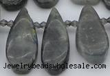 CTD495 Top drilled 10*22mm - 15*45mm freeform labradorite beads