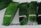 CTD599 Top drilled 10*30mm - 12*45mm wand agate gemstone beads