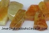 CTD603 Top drilled 10*18mm - 12*28mm nuggets agate gemstone beads