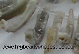 CTD675 Top drilled 10*25mm - 12*45mm wand agate gemstone beads