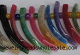 CTD716 Top drilled 10*30mm - 12*50mm wand agate gemstone beads