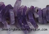 CTD720 Top drilled 12*25mm - 14*40mm wand agate gemstone beads