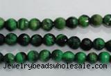 CTE1011 15.5 inches 6mm faceted round dyed green tiger eye beads