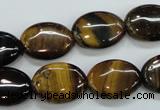 CTE103 15.5 inches 13*18mm oval yellow tiger eye beads wholesale