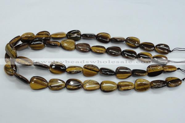 CTE113 15.5 inches 13*18mm freeform yellow tiger eye beads wholesale