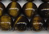 CTE1214 15.5 inches 14mm round AB grade yellow tiger eye beads