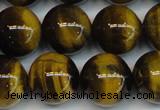 CTE1222 15.5 inches 14mm round AB+ grade yellow tiger eye beads