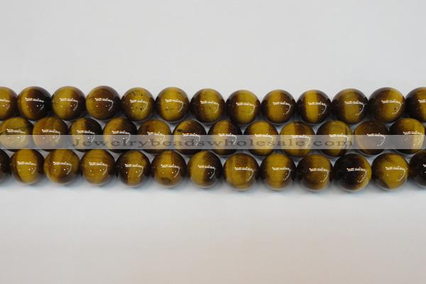 CTE1230 15.5 inches 14mm round A grade yellow tiger eye beads