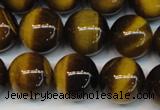 CTE1235 15.5 inches 8mm round A+ grade yellow tiger eye beads