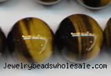 CTE1254 15.5 inches 14mm round AAA grade yellow tiger eye beads