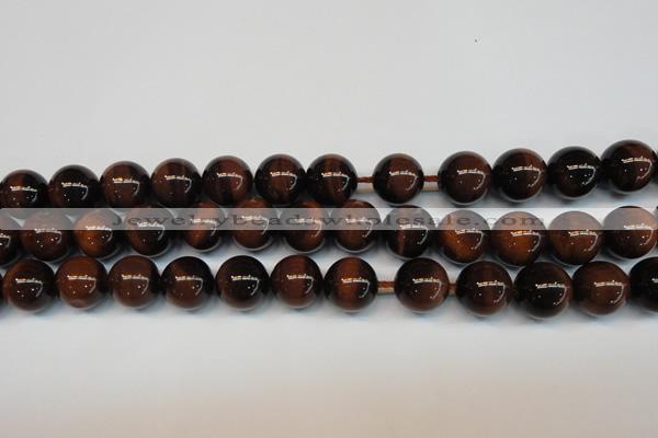 CTE1271 15.5 inches 12mm round AB+ grade red tiger eye beads