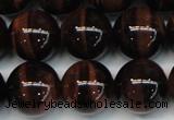 CTE1293 15.5 inches 8mm round AA grade red tiger eye beads