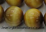 CTE1408 15.5 inches 20mm round golden tiger eye beads wholesale